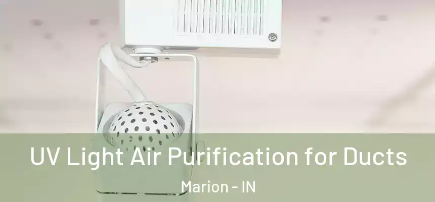 UV Light Air Purification for Ducts Marion - IN